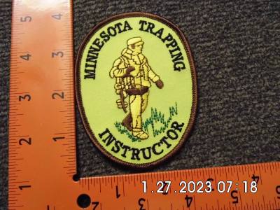 Minnesota Trapping Instructor Patch